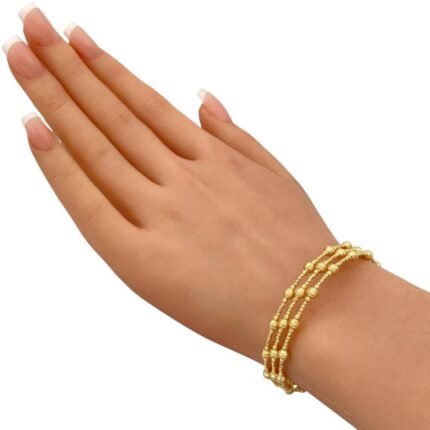 أسوارة هيفاء ذهب عيار 18 الوزن 8.57 جرام