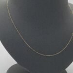 ⁦سلسال ذهب عيار 18 الوزن 0.70 جرام⁩ - الصورة ⁦2⁩