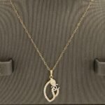 ⁦نصف طقم ذهب عيار 18 الوزن 2.46 جرام⁩ - الصورة ⁦4⁩