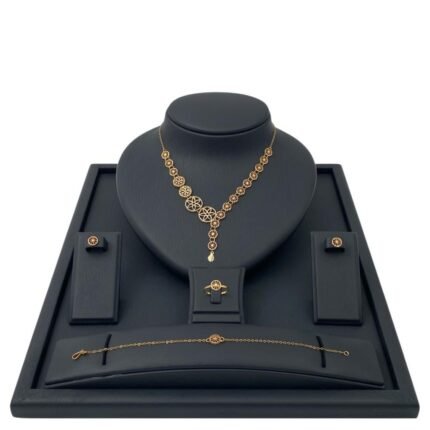 طقم ذهب عيار 21 الوزن 9.16 جرام