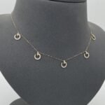 ⁦عقد ذهب عيار 18 الوزن 1.34 جرام⁩ - الصورة ⁦2⁩