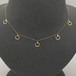 ⁦عقد ذهب عيار 18 الوزن 1.18 جرام⁩ - الصورة ⁦4⁩