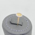 ⁦خاتم ذهب عيار 18 الوزن 0.76 جرام⁩ - الصورة ⁦2⁩