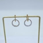 ⁦حلق ذهب عيار 18 الوزن 3.75 جرام⁩ - الصورة ⁦2⁩