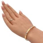 اسواره وخاتم ذهب عيار 18 الوزن 6.32 جرام