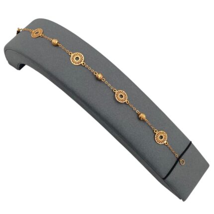 اسواره ذهب عيار 21 الوزن 3.95 جرام