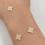 ⁦كف ذهب عيار 18 الوزن 1.84 جرام⁩ - الصورة ⁦3⁩