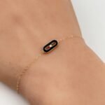 ⁦اسواره ذهب عيار 18 الوزن 0.60 جرام⁩ - الصورة ⁦2⁩