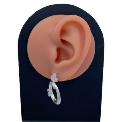 حلق ذهب عيار 18 الوزن 6.62 جرام