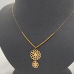 ⁦عقد ذهب عيار 21 الوزن 1.04 جرام⁩ - الصورة ⁦2⁩