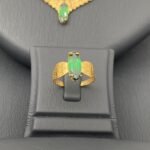 ⁦طقم جناح الصقر ذهب عيار 21 الوزن 9.2 جرام⁩ - الصورة ⁦4⁩