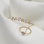 اسواره وخاتم ذهب عيار 18 الوزن 2.35 جرام