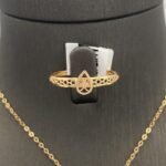 ⁦نصف طقم ذهب عيار 21 الوزن 4.07 جرام⁩ - الصورة ⁦3⁩