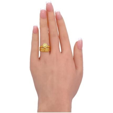 توينز ذهب عيار 21 -M7031