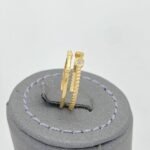 ⁦خاتم ذهب عيار 18 الوزن 2.24 جرام⁩ - الصورة ⁦3⁩