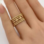⁦خاتم هيفاء ذهب عيار 18 الوزن 2.84 جرام⁩ - الصورة ⁦2⁩