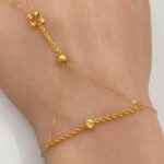 ⁦كف ذهب عيار 21 الوزن 1.05 جرام⁩ - الصورة ⁦2⁩