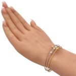 اسواره هيفاء ذهب عيار 18 الوزن 5.52 جرام