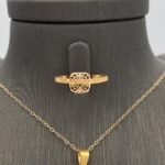 ⁦نصف طقم ذهب عيار 21 الوزن 4.24 جرام⁩ - الصورة ⁦4⁩