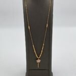 ⁦سبحه ذهب هنديه عيار 21 الوزن 6.45 جرام⁩ - الصورة ⁦3⁩