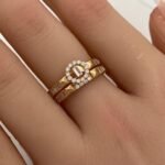 ⁦خاتم تونز ذهب عيار 21 الوزن 2.75 جرام⁩ - الصورة ⁦2⁩