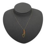 ⁦عقد ذهب عيار 18 الوزن  1.06 جرام⁩ - الصورة ⁦2⁩