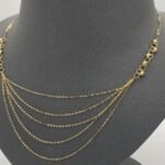 ⁦عقد ذهب عيار 18 الوزن 1.73 جرام⁩ - الصورة ⁦2⁩