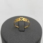 ⁦خاتم ذهب عيار 21 الوزن 0.67 جرام⁩ - الصورة ⁦3⁩