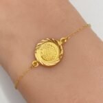 ⁦اسواره ذهب عيار 21 الوزن 0.62 جرام⁩ - الصورة ⁦2⁩