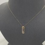 ⁦عقد ذهب عيار 18 الوزن 0.77 جرام⁩ - الصورة ⁦5⁩