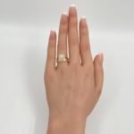 خاتم ذهب عيار 18 الوزن 2.72 جرام