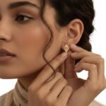 حلق طبي ذهب عيار 18 الوزن 0.37 جرام