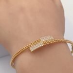 ⁦طقم إسوار وخاتم دوريكا ذهب عيار 21 وزن 7.19 جم لمسة أناقة فاخرة⁩ - الصورة ⁦3⁩