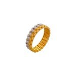 دبله ذهب عيار 21 الوزن 3.34 جرام