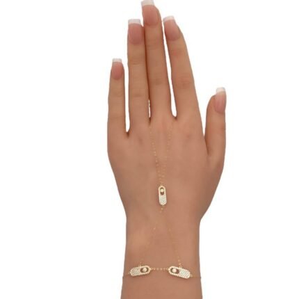 كف ذهب عيار 18 الوزن 1.44 جرام