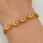 ⁦إسوارة ذهب عيار 21 الوزن 3.40 جرام⁩ - الصورة ⁦2⁩