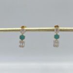 ⁦حلق اطفال ذهب عيار 18 الوزن 1.38 جرام⁩ - الصورة ⁦2⁩