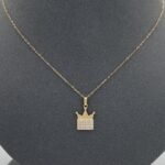 ⁦عقد ذهب عيار 18 وزن 1.69 جرام تصميم راقٍ⁩ - الصورة ⁦5⁩