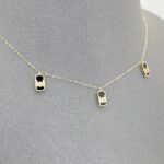 ⁦عقد ذهب عيار 18 الوزن 0.99 جرام⁩ - الصورة ⁦5⁩