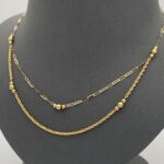 ⁦عقد ذهب عيار 18 الوزن 1.97 جرام⁩ - الصورة ⁦2⁩