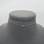 ⁦عقد ذهب عيار 18 الوزن 3.29 جرام⁩ - الصورة ⁦4⁩