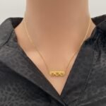 عقد ذهب عيار 21 الوزن 2.77 جرام