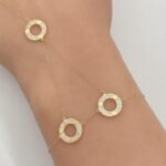 ⁦كف ذهب عيار 18 الوزن 1.32 جرام⁩ - الصورة ⁦4⁩