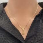 عقد ذهب عيار 18 الوزن 1.22 جرام