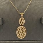 ⁦نصف طقم ذهب عيار 21 الوزن 4.08 جرام⁩ - الصورة ⁦3⁩