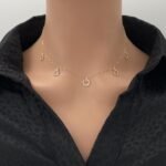 عقد ذهب عيار 18 الوزن 1.34 جرام