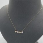 ⁦عقد ذهب عيار 18 الوزن 0.84 جرام⁩ - الصورة ⁦3⁩