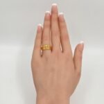 خاتم ذهب عيار 21 الوزن 1.63 جرام