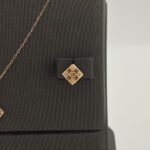 ⁦نصف طقم ذهب عيار 21 الوزن 3.08 جرام⁩ - الصورة ⁦3⁩