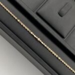 ⁦طقم ذهب سبحة عيار 18 وزن 9.14 جم لإطلالة متألقة ومميزة⁩ - الصورة ⁦3⁩